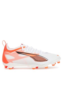 Buty do piłki nożnej Puma Ultra 5 Pro Fg/Ag Jr 108165 01 Biały ze sklepu eobuwie.pl w kategorii Buty sportowe dziecięce - zdjęcie 181324709