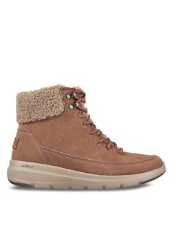 Botki Skechers Glacial Ultra Woodlands 16677/BRN Brązowy ze sklepu eobuwie.pl w kategorii Śniegowce damskie - zdjęcie 181324726