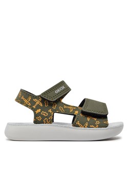 Sandały Geox B Sandal Lightfloppy B455SC 000CE C0966 Zielony ze sklepu eobuwie.pl w kategorii Sandały dziecięce - zdjęcie 181324839