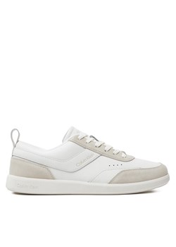 Sneakersy Calvin Klein Low Top Lace Up Lth Mix HM0HM00851 Biały ze sklepu eobuwie.pl w kategorii Buty sportowe męskie - zdjęcie 181324876