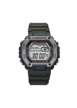 Zegarek Casio Digital MWD-110H-3AVEF Zielony ze sklepu eobuwie.pl w kategorii Zegarki - zdjęcie 181324897