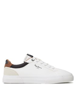 Sneakersy Pepe Jeans Kenton Court PMS30839 Biały ze sklepu eobuwie.pl w kategorii Trampki męskie - zdjęcie 181325456