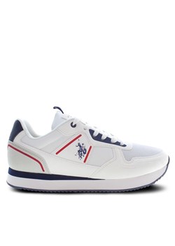 Sneakersy U.S. Polo Assn. Nobil NOBIL004C Biały ze sklepu eobuwie.pl w kategorii Buty sportowe męskie - zdjęcie 181325469