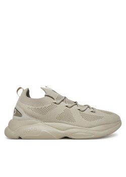 Sneakersy HUGO Leon 50541684 Beżowy ze sklepu eobuwie.pl w kategorii Buty sportowe męskie - zdjęcie 181325506