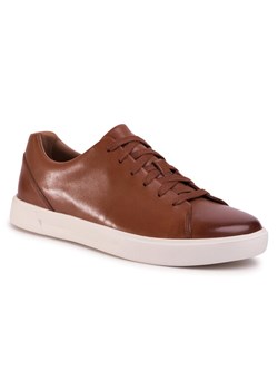 Sneakersy Clarks Un Costa Lace 261486907 Brązowy ze sklepu eobuwie.pl w kategorii Półbuty męskie - zdjęcie 181325538