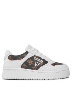 Sneakersy Guess Miram2 FLPMI2 FAL12 Biały ze sklepu eobuwie.pl w kategorii Buty sportowe damskie - zdjęcie 181325986