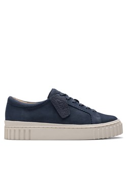 Sneakersy Clarks Mayhill Walk 26181210 Granatowy ze sklepu eobuwie.pl w kategorii Buty sportowe damskie - zdjęcie 181326056