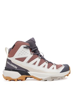 Trekkingi Salomon X Ultra 360 Edge Mid Gore-Tex L47816400 Różowy ze sklepu eobuwie.pl w kategorii Buty trekkingowe damskie - zdjęcie 181326107
