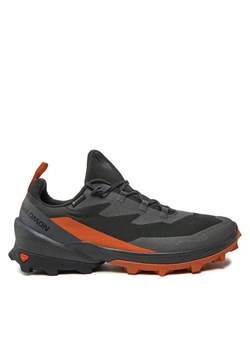 Trekkingi Salomon Cross Over 2 Gore-Tex L47265000 Szary ze sklepu eobuwie.pl w kategorii Buty trekkingowe męskie - zdjęcie 181326137