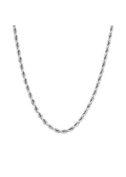 Łańcuszek ICED STUFF Rope Białe złoto ze sklepu eobuwie.pl w kategorii Naszyjniki - zdjęcie 181326209