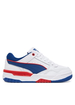 Sneakersy Puma Rebound Retro Jr 401564 03 Biały ze sklepu eobuwie.pl w kategorii Buty sportowe dziecięce - zdjęcie 181326316