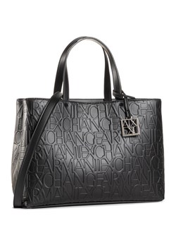 Torebka Armani Exchange 942646 CC793 00020 Czarny ze sklepu eobuwie.pl w kategorii Kuferki - zdjęcie 181326398
