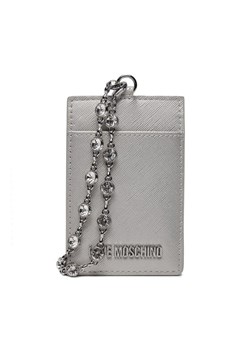 Etui na karty kredytowe LOVE MOSCHINO JC5853PP4IK2390B Srebrny ze sklepu eobuwie.pl w kategorii Etui - zdjęcie 181326597