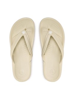 Japonki Crocs Crocband Flip 11033 Beżowy ze sklepu eobuwie.pl w kategorii Klapki męskie - zdjęcie 181326865