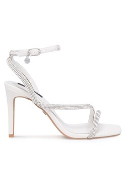 Sandały Nine West WFA2675-1 Biały ze sklepu eobuwie.pl w kategorii Sandały damskie - zdjęcie 181326959