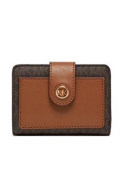 Mały Portfel Damski MICHAEL Michael Kors 32R4G0KF5B Brązowy ze sklepu eobuwie.pl w kategorii Portfele damskie - zdjęcie 181327015