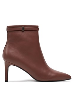 Botki Calvin Klein HW0HW02172 Brązowy ze sklepu eobuwie.pl w kategorii Botki - zdjęcie 181327106