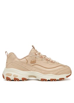 Sneakersy Skechers D'Lites-Good Neutral 149807/NAT Beżowy ze sklepu eobuwie.pl w kategorii Buty sportowe damskie - zdjęcie 181327307