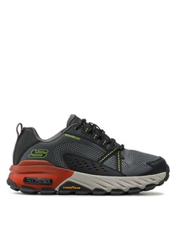 Półbuty Skechers Max Protect 237303/CCMT Szary ze sklepu eobuwie.pl w kategorii Buty trekkingowe męskie - zdjęcie 181327327