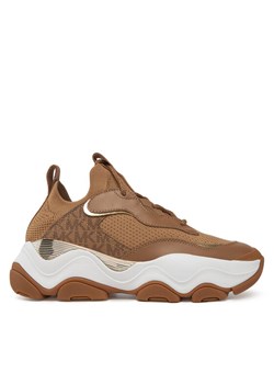 Sneakersy Michael Kors Atlas Knit 43R5ATFS2L Brązowy ze sklepu eobuwie.pl w kategorii Buty sportowe damskie - zdjęcie 181327337