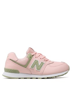 Sneakersy New Balance GC574CT1 Różowy ze sklepu eobuwie.pl w kategorii Buty sportowe dziecięce - zdjęcie 181327388