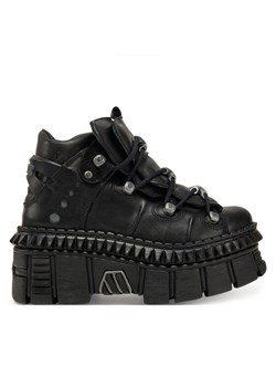 Sneakersy NEW ROCK M-WALL106-S13 Czarny ze sklepu eobuwie.pl w kategorii Workery damskie - zdjęcie 181327397