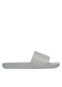Klapki Calvin Klein Pool Slide - Jacq HW0HW02420 Szary - id: 0000304830891 - marki Calvin Klein - 181327437 Klapki Calvin Klein Pool Slide - Jacq HW0HW02420 Szary ze sklepu eobuwie.pl w kategorii Klapki damskie - zdjęcie 181327437