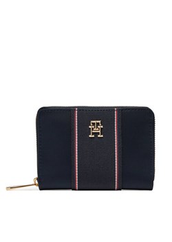 Duży Portfel Damski Tommy Hilfiger Poppy Med Za Corp AW0AW17268 Granatowy ze sklepu eobuwie.pl w kategorii Portfele damskie - zdjęcie 181327619