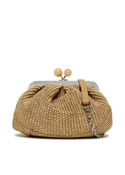 Torebka Weekend Max Mara 2515511095650 Beżowy ze sklepu eobuwie.pl w kategorii Kopertówki - zdjęcie 181327687