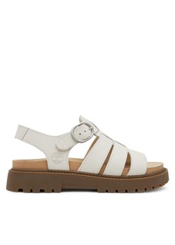 Sandały Timberland TB0A2Q1PEX41 Biały ze sklepu eobuwie.pl w kategorii Sandały damskie - zdjęcie 181327937