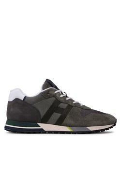 Sneakersy HOGAN HXM3830AN51MVC Zielony ze sklepu eobuwie.pl w kategorii Buty sportowe męskie - zdjęcie 181328016