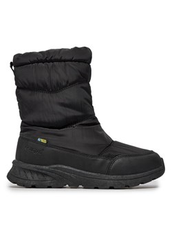 Śniegowce ZigZag Pllaw Kids Boot WP Z234110 Czarny ze sklepu eobuwie.pl w kategorii Buty zimowe dziecięce - zdjęcie 181328057