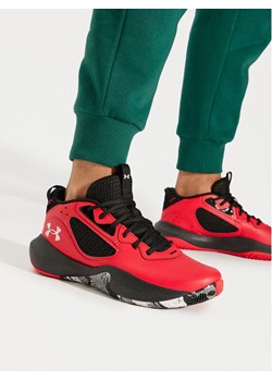 Buty do koszykówki Under Armour Ua Lockdown 6 3025616-600 Czerwony ze sklepu eobuwie.pl w kategorii Buty sportowe męskie - zdjęcie 181328176