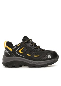 Trekkingi Jack Wolfskin Vojo Texapore Low K 4042191 Czarny ze sklepu eobuwie.pl w kategorii Buty trekkingowe dziecięce - zdjęcie 181328548