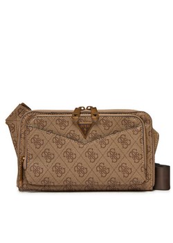 Saszetka Guess HMSILO P5114 Brązowy ze sklepu eobuwie.pl w kategorii Saszetki - zdjęcie 181328669