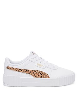 Sneakersy Puma Carina 3.0 Animal Jr 402268 02 Biały ze sklepu eobuwie.pl w kategorii Buty sportowe dziecięce - zdjęcie 181328708