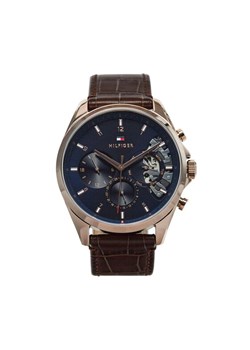 Zegarek Tommy Hilfiger Baker 1710453 Brązowy ze sklepu eobuwie.pl w kategorii Zegarki - zdjęcie 181329007