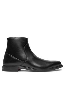 Kozaki Hugo Kerr Boot 50528808 Czarny ze sklepu eobuwie.pl w kategorii Buty zimowe męskie - zdjęcie 181329348