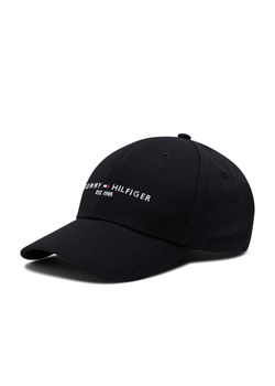 Czapka z daszkiem Tommy Hilfiger Th Established Cap AM0AM07352 Czarny ze sklepu eobuwie.pl w kategorii Czapki z daszkiem męskie - zdjęcie 181329375