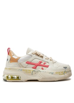 Sneakersy Premiata Draked VAR 356 Écru ze sklepu eobuwie.pl w kategorii Buty sportowe damskie - zdjęcie 181329547