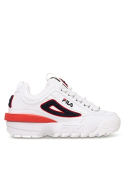 Sneakersy Fila Disruptor Patch Wmn FFW0356.13037 Biały ze sklepu eobuwie.pl w kategorii Buty sportowe damskie - zdjęcie 181329796