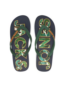 Japonki Jack&Jones Jfwlogo Palm Print Flip Flop Ln 12230642 Granatowy ze sklepu eobuwie.pl w kategorii Klapki męskie - zdjęcie 181329915
