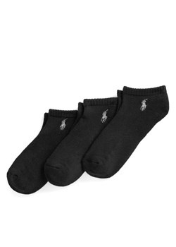 Zestaw 3 par niskich skarpet męskich Polo Ralph Lauren 455972885001 Czarny ze sklepu eobuwie.pl w kategorii Skarpetki męskie - zdjęcie 181330115