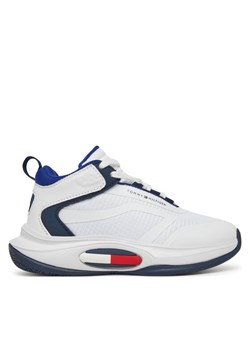 Sneakersy Tommy Hilfiger Low Cut Lace-Up T3B9-33884-1695 Biały ze sklepu eobuwie.pl w kategorii Buty sportowe dziecięce - zdjęcie 181330298