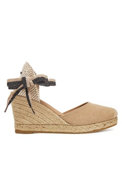 Espadryle Genuins Zeland Canvas G105908 Beżowy ze sklepu eobuwie.pl w kategorii Espadryle damskie - zdjęcie 181330388
