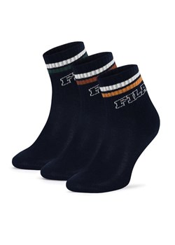 Skarpety Fila F8080-AW24 (3-pack) Granatowy ze sklepu eobuwie.pl w kategorii Skarpetki dziecięce - zdjęcie 181330647