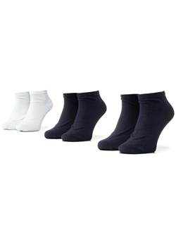 Zestaw 3 par niskich skarpet unisex Kappa 704275 Granatowy ze sklepu eobuwie.pl w kategorii Skarpetki damskie - zdjęcie 181330657