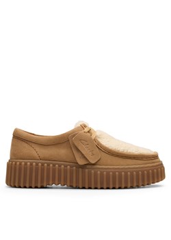 Półbuty Clarks Torhill Bee 26179114 Brązowy ze sklepu eobuwie.pl w kategorii Półbuty damskie - zdjęcie 181330898