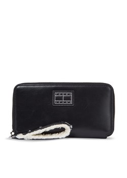 Portfel damski Tommy Jeans AW0AW15653 Czarny ze sklepu eobuwie.pl w kategorii Portfele damskie - zdjęcie 181330935