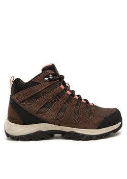 Trekkingi Columbia Redmond III Mid Waterproof BL0168-231 Brązowy ze sklepu eobuwie.pl w kategorii Buty trekkingowe damskie - zdjęcie 181331088